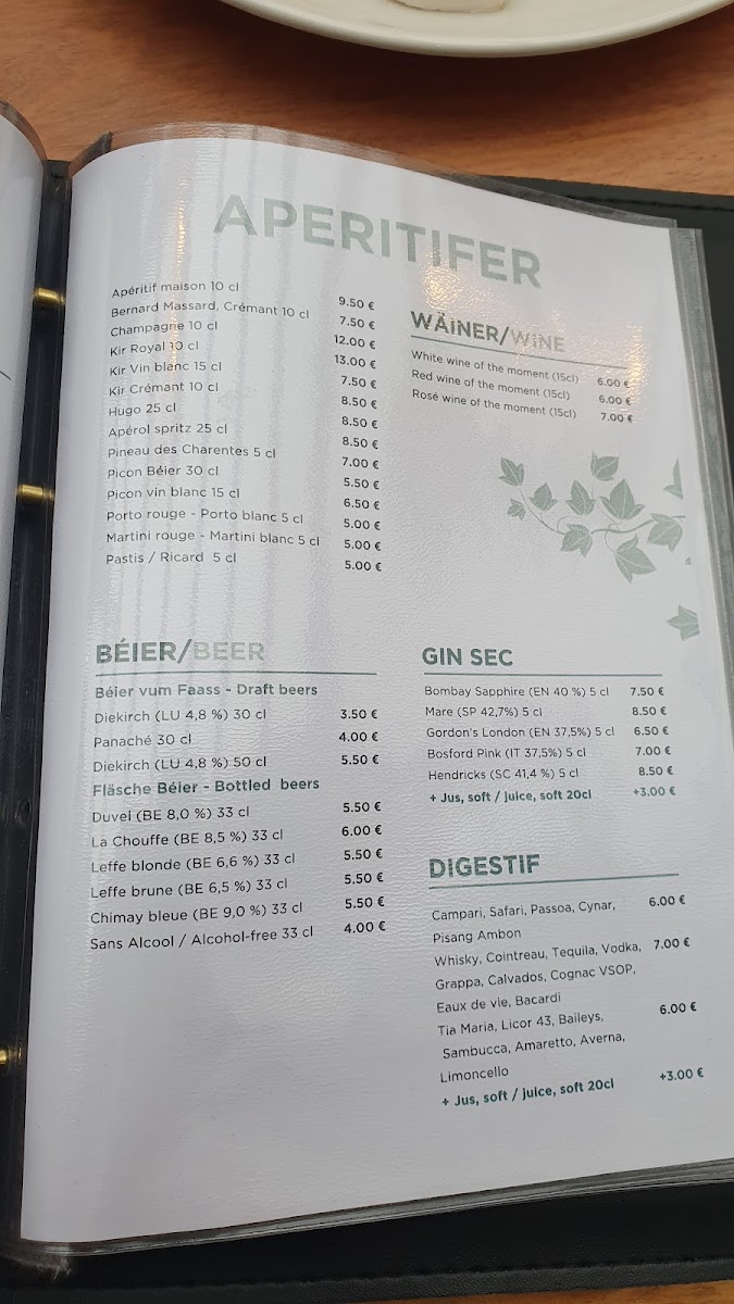 Menu Brasserie Koener-2